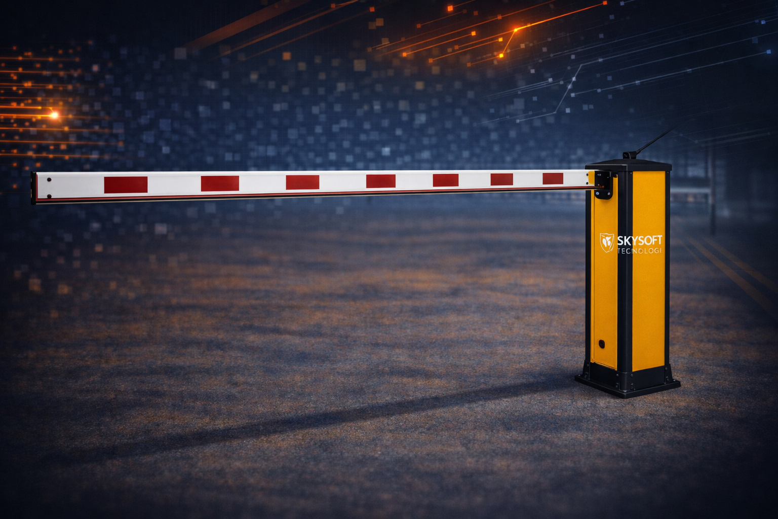 SKYSFT TK Otopark Bariyer Sistemi Akülü