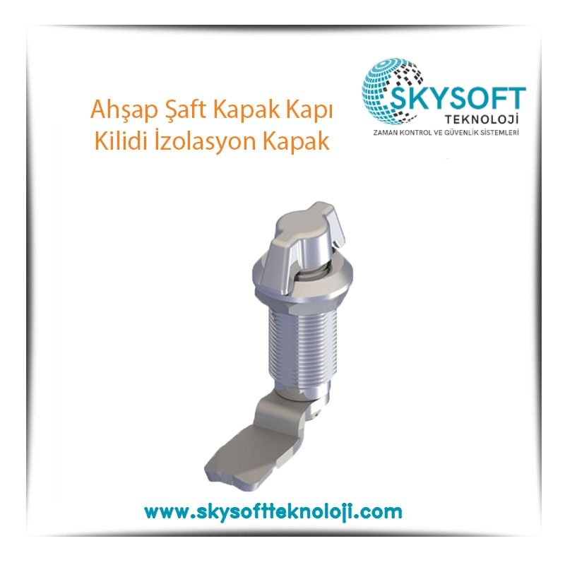 Ahşap Şaft Kapak Kapı Kilidi İzolasyon