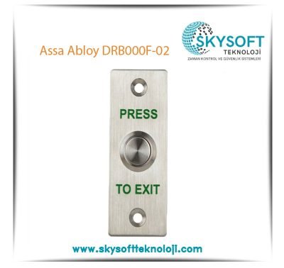 Assa Abloy DRB000F 02 Paslanmaz Çıkış Butonu Gömme Tip