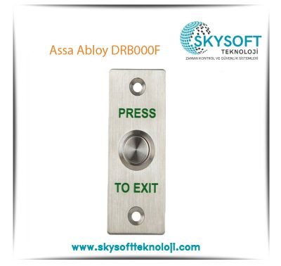 Assa Abloy DRB000F Paslanmaz Çıkış Butonu Gömme Tip