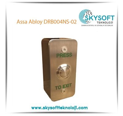 Assa Abloy DRB004 NS 02 Paslanmaz Çıkış Butonu Yüzey Tip