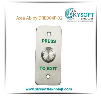 Assa Abloy DRB004F 02 Paslanmaz Çıkış Butonu Gömme Tip