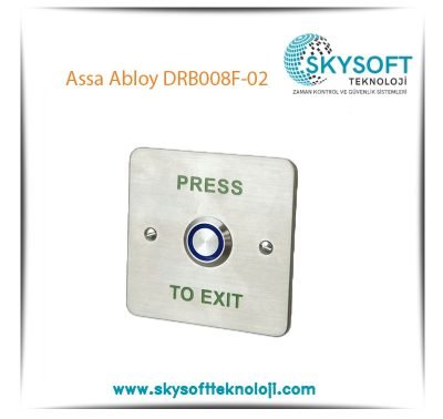 Assa Abloy DRB008F 02 Paslanmaz Çıkış Butonu Gömme Tip