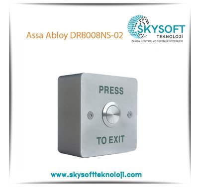 Assa Abloy DRB008NS 02 Paslanmaz Çıkış Butonu Yüzey Tip