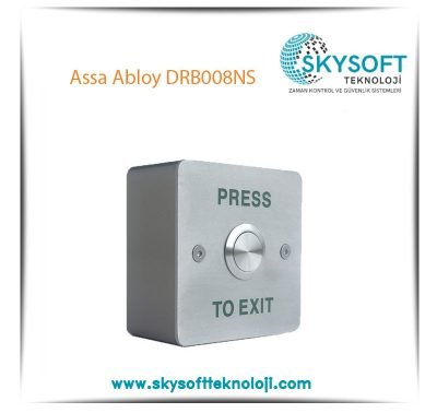 Assa Abloy DRB008NS Paslanmaz Çıkış Butonu Yüzey Tip