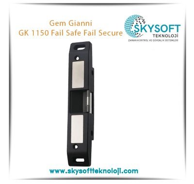Gem Gianni GK 1150 Fail Safe Fail Secure Elektrikli Kilit Karşılığı Bas Aç