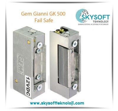 Gem Gianni GK 500 Fail Safe Elektrikli Kilit Karşılığı Bas Aç
