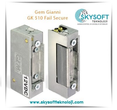 Gem Gianni GK 510 Fail Secure Elektrikli Kilit Karşılığı Bas Aç