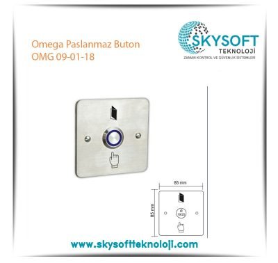 Omega Paslanmaz Buton OMG 09-01-18