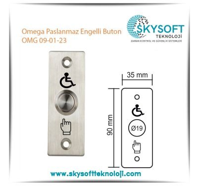Omega Paslanmaz Engelli Buton OMG 09-01-23