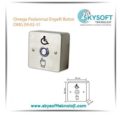 Omega Paslanmaz Engelli Buton OMG 09-02-31