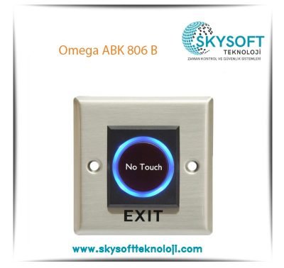 Omega ABK 806B No Touch Paslanmaz Çıkış Butonu Gömme Tip