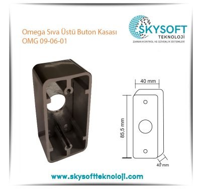 Omega Sıva Üstü Buton Kasası OMG 09-06-01