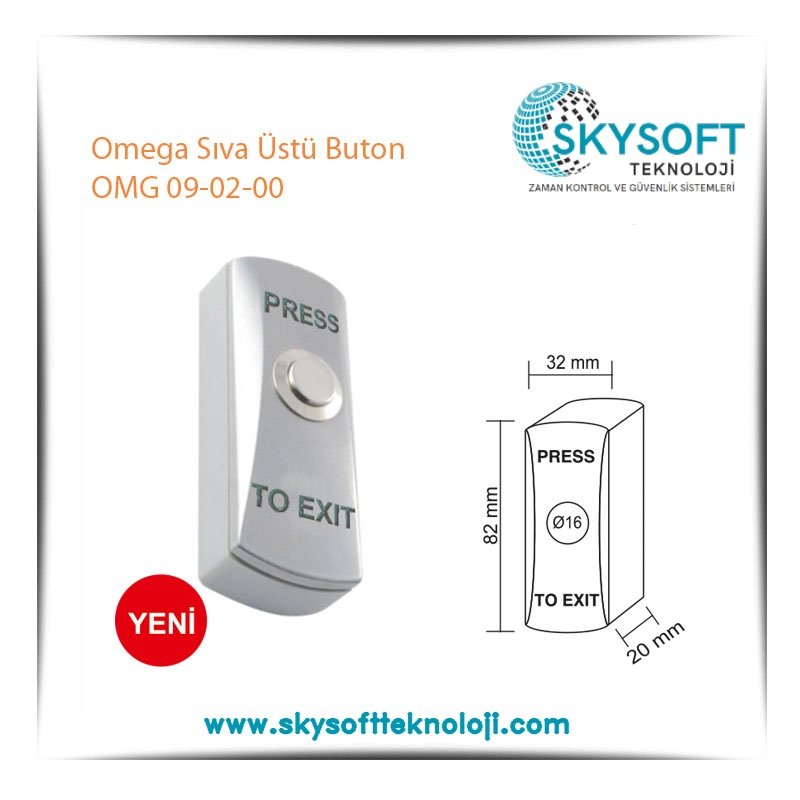 Omega Sıva Üstü Buton OMG 09-02-00