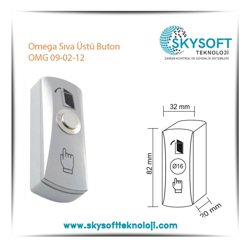 Omega Sıva Üstü Buton OMG 09-02-12