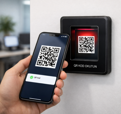SKYSFT TK QR Kod Personel Takip - QR kodlu güvenlik sistemi taraması - Skysoft Teknoloji