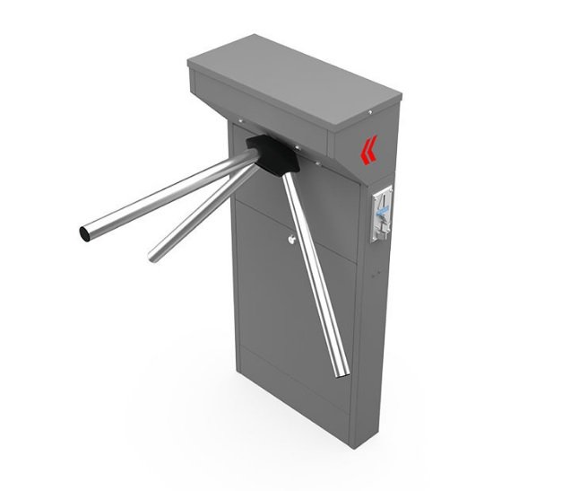 CRB 100CJR - Jetonlu Gri Renkli Tek Ayaklı Turnike