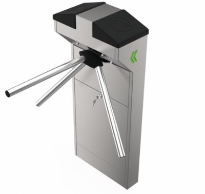 CRB 110 - Tek Ayaklı Açılı Kapaklı Turnike