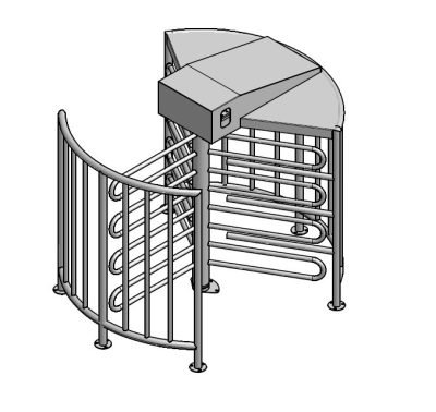 T1350 Yarım Boy Turnike Sistemi