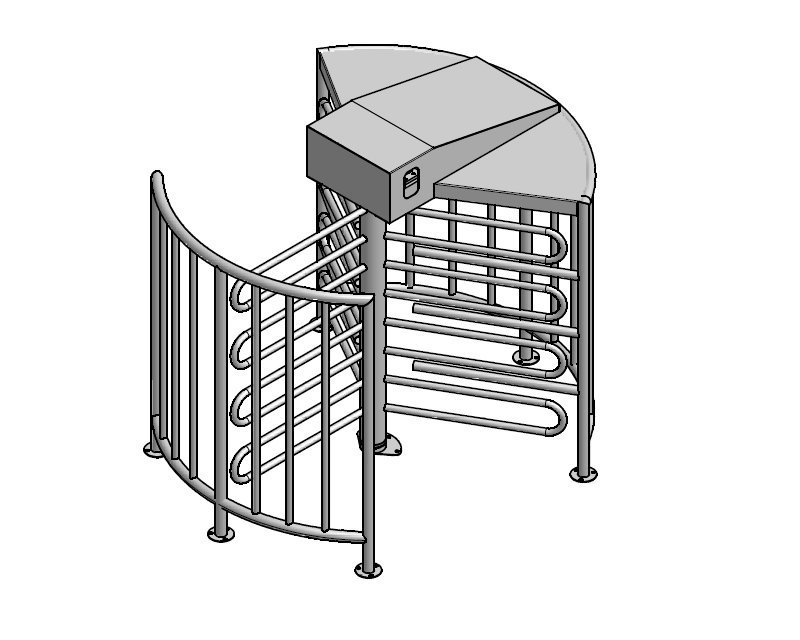 T1350 Yarım Boy Turnike Sistemi