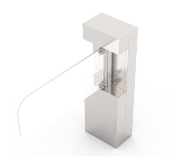 VIP 102 - Plexi Kanatlı Motorlu Engelli Turnikesi