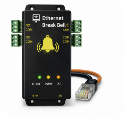 SKYSFT TK SPX4 Ethernet Bağlantılı Mola Zili Çaldırma Sistemi