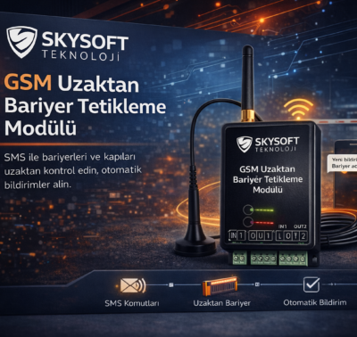 SKYSFT TK GSM Uzaktan Bariyer Tetikleme Modülü