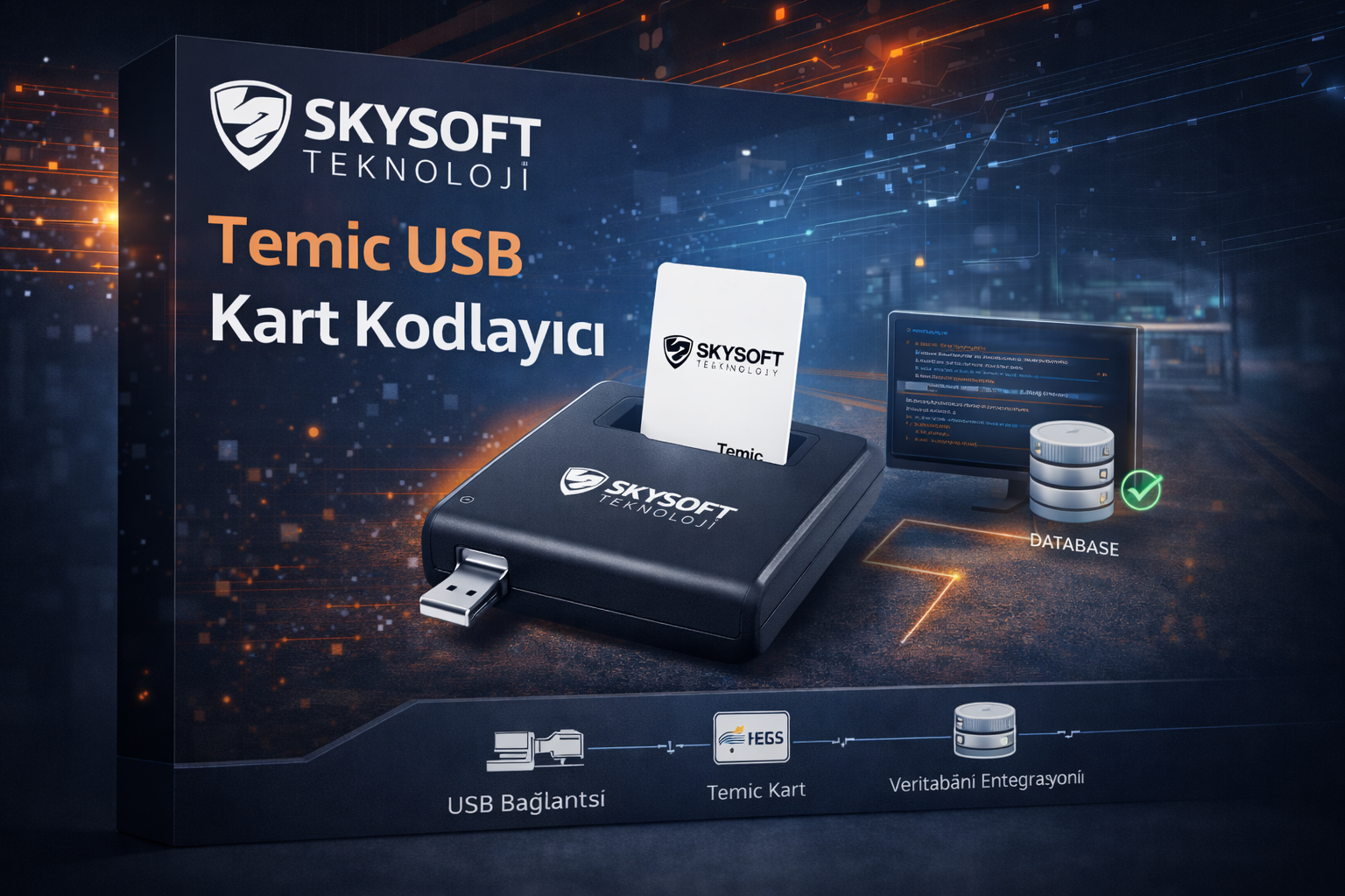 SKYSFT TK Temic USB Kart Kodlayıcı