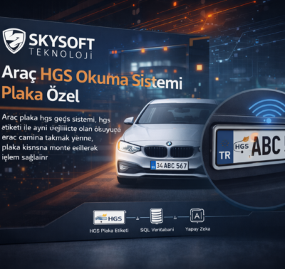SKYSFT TK Araç Hgs Okuma Sistemi Plaka Özel