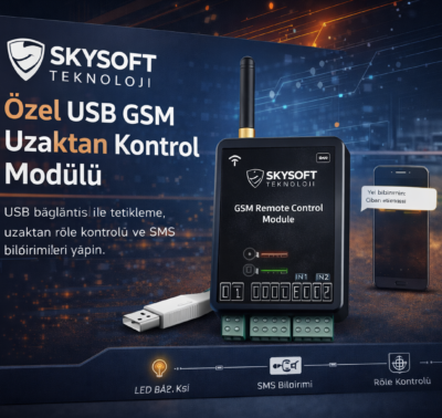 SKYSFT TK SPX-3306 GSM Bariyer Kapı Açma Cihazı