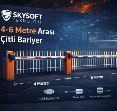 SKYSFT TK LENTUS LENTA  4,5 Metre Çitli Otopark Bariyeri